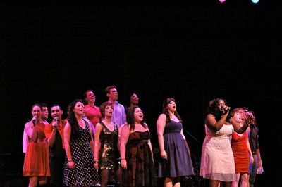 Ellisha Marie Thomas and the cast of Broadway's Rising Stars Photo