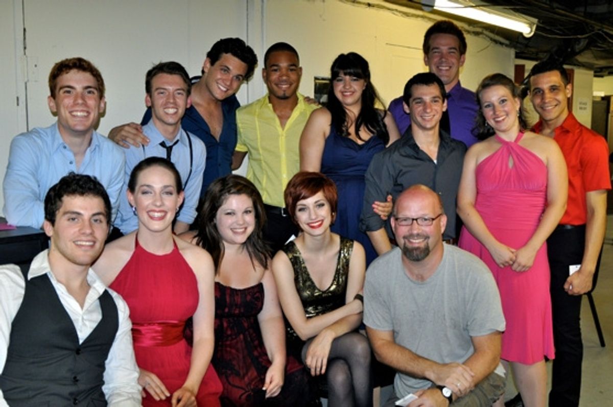 James Erickson, Meredith Lustig, Brooke Schlosser, Emily Iaquinta, Scott Coulter,  Matt Steele, Brad Giovanine, Stephen Lukas, Paris Nix, Danielle Columbo, Jeff Raab, Jacob Smith, Jennie McGuiness and Frank Francisco at 