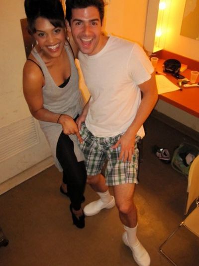 When Adam Kantor got his delectable shoes to rehearse in with Krystal Joy Brown Photo