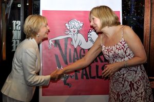 Florence Henderson meets Dr. Joy Browne Photo