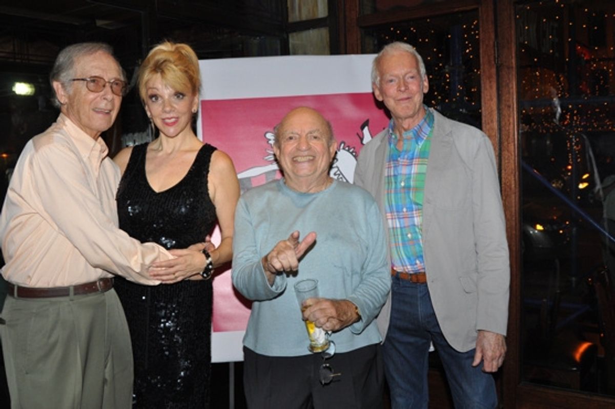 Bernie Kopell, Terese Ganzel, Lou Cutell and Don Crichton at 