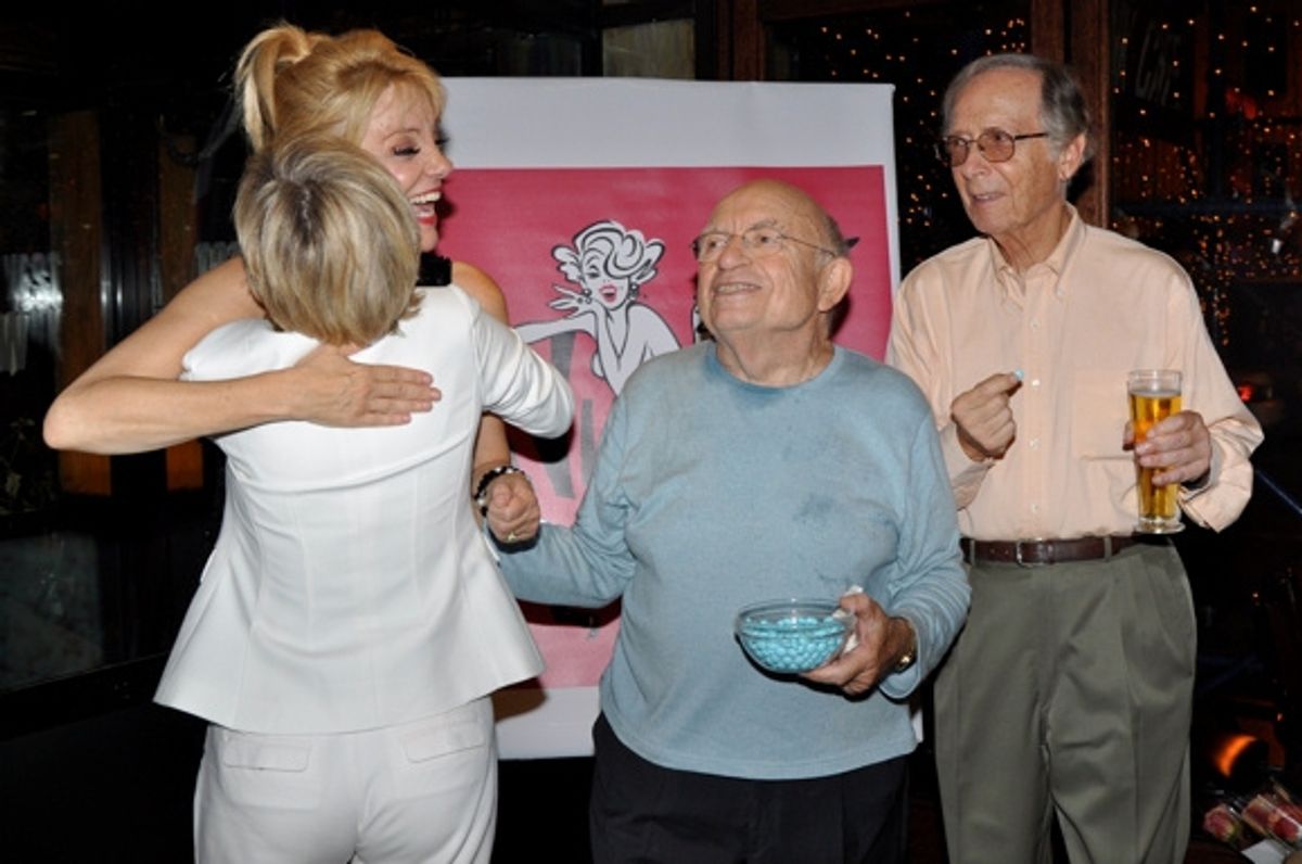 Florence Henderson, Teresa Ganzel, Lou Cutell and Bernie Kopell at 