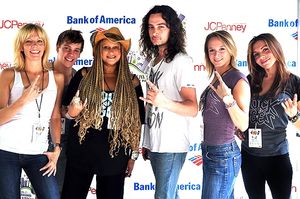 Jennifer Foote , Derek St. Pierre , Michele Mais, Constantine Maroulis, Emily Padgett Photo