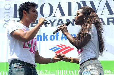 Jose Llana & Krystal Joy Brown (Falling For Eve) Photo