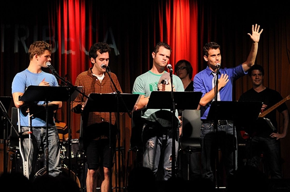 Andrew Durand, Adam Chanler-Berat,  Cole Burden & Kevin Greene at 