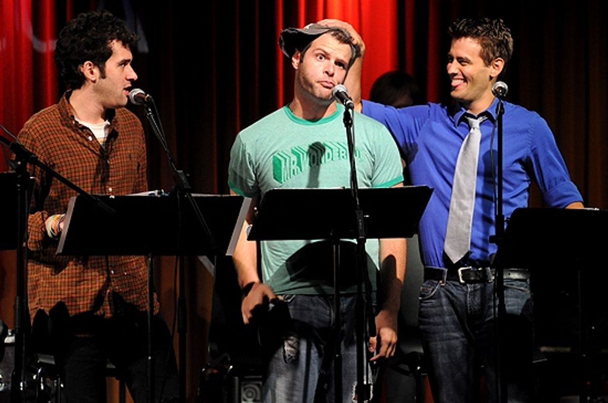 Adam Chanler-Berat,  Cole Burden & Kevin Greene at 