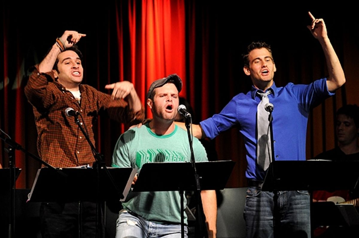 Adam Chanler-Berat,  Cole Burden & Kevin Greene at 