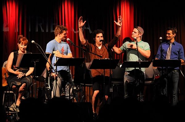 Molly Pope, Andrew Durand, Adam Chanler-Berat,  Cole Burden & Kevin Greene Photo