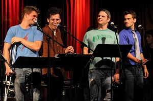 Andrew Durand, Adam Chanler-Berat, Cole Burden & Kevin Greene @ BroadwayWorld Andrew Durand, Adam Chanler-Berat, Cole Burden & Kevin Greene Photo