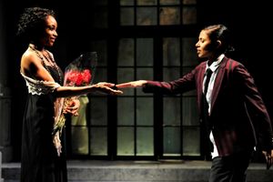 Yaya DaCosta and Jolly Abraham Photo