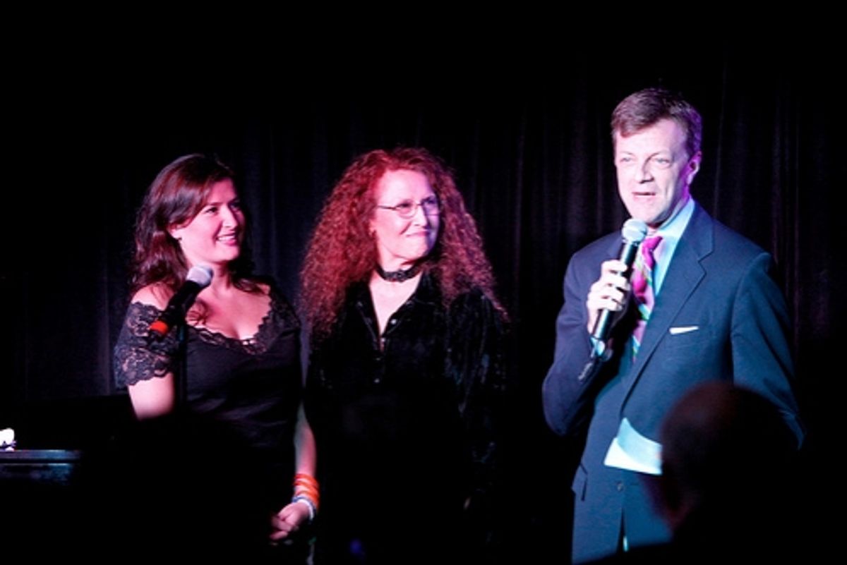 Hannah DeRemer, Melissa Manchester & Jim Caruso at 