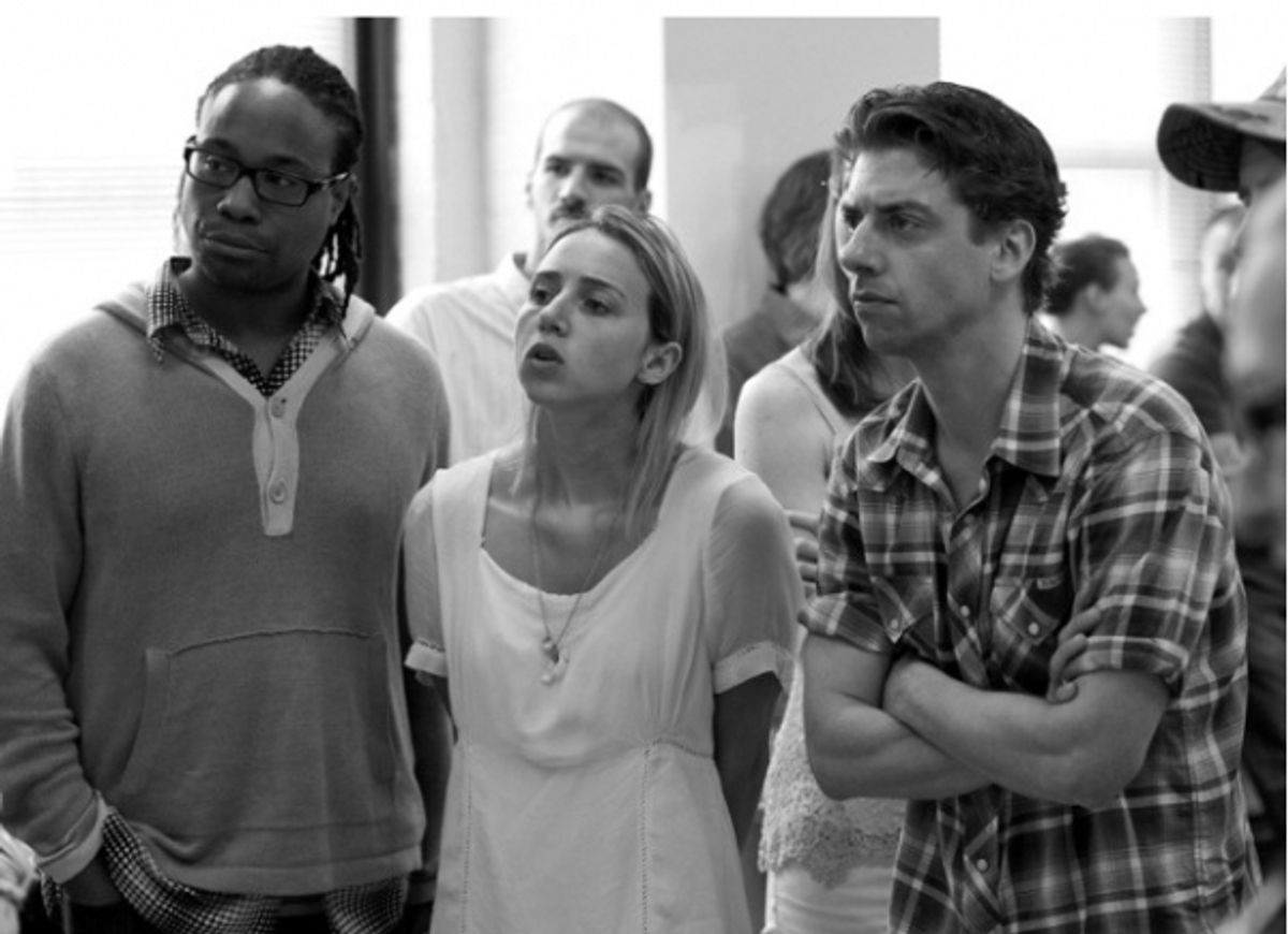 Billy Porter, Zoe Kazan and Christian Borle at 