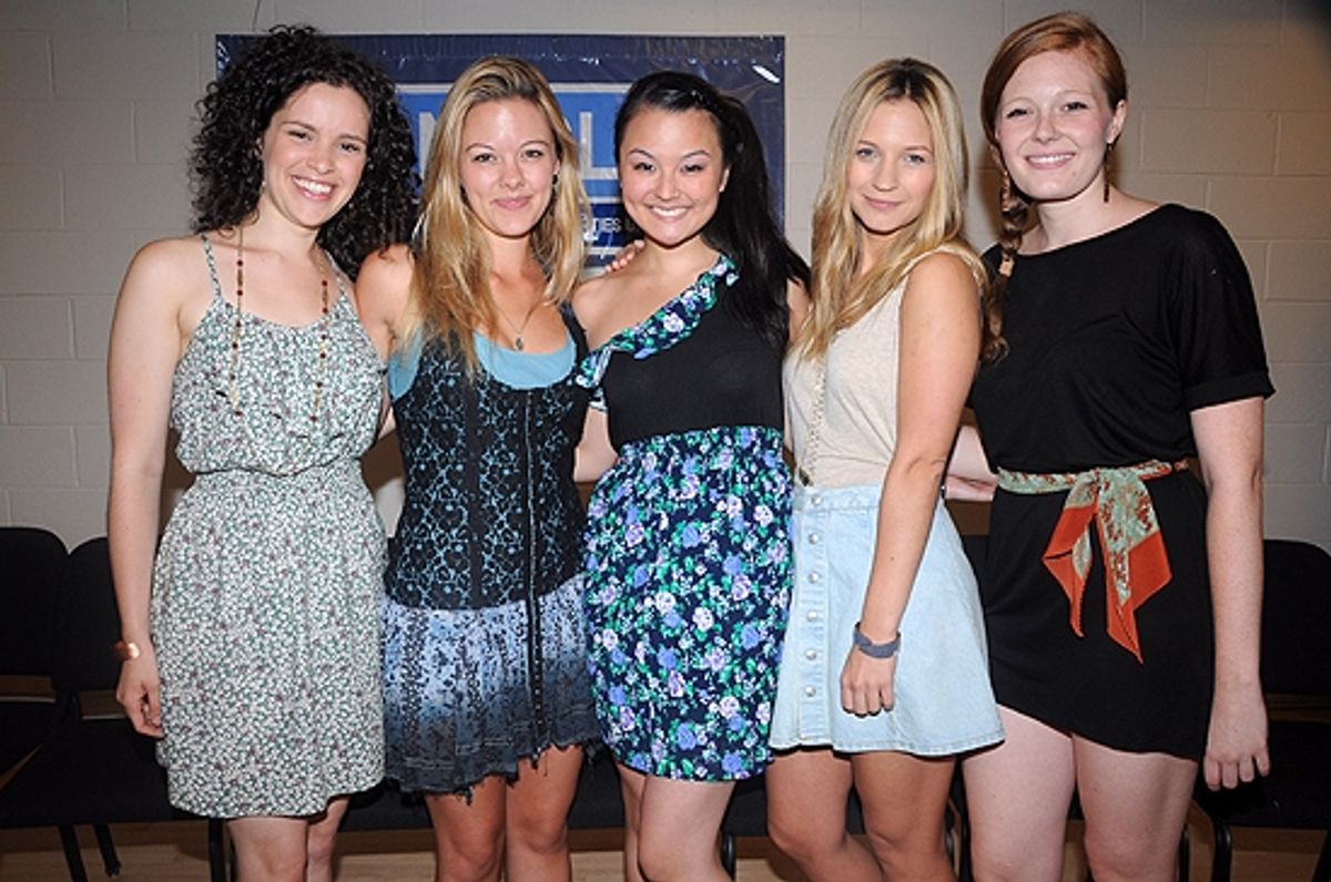 Briana Carlson-Goodman, Kate Rockwell, Cailan Rose, Vanessa Ray, Catherine Brookman at 