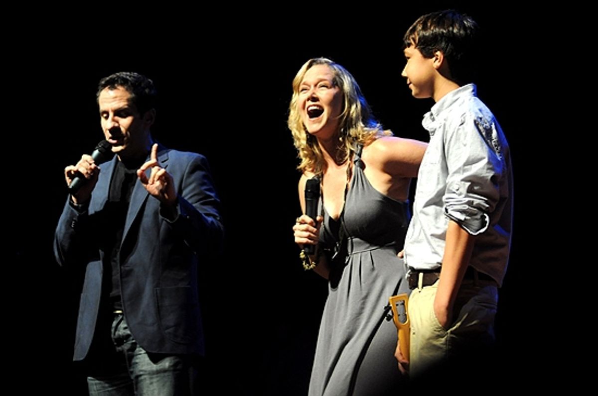 Seth Rudetsky, Rebecca Luker & Zachary Burstein at 