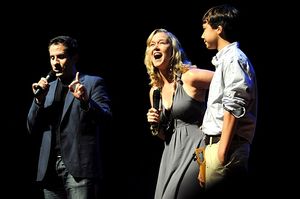 Seth Rudetsky, Rebecca Luker & Zachary Burstein Photo