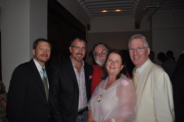 Tyler Marchant, Producer Robert Stillman, Mark St. Germain, Producer Carolyn Rossi Co Photo
