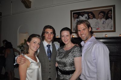 Cast of the upcoming AN ERROR OF THE MOON: Margaret Copeland, Andrew Veenstra, Direct Photo