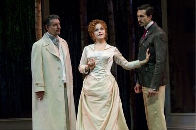 Alexander Hanson, Bernadette Peters and Aaron Lazar Photo