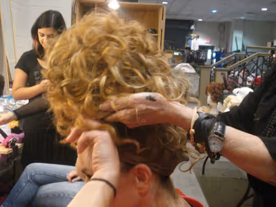 Andrea McArdle - Time to get wigged Photo