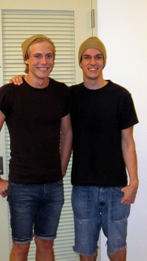 Zachary Booth and Preston Sadleir @ BroadwayWorld Zachary Booth and Preston Sadleir Photo