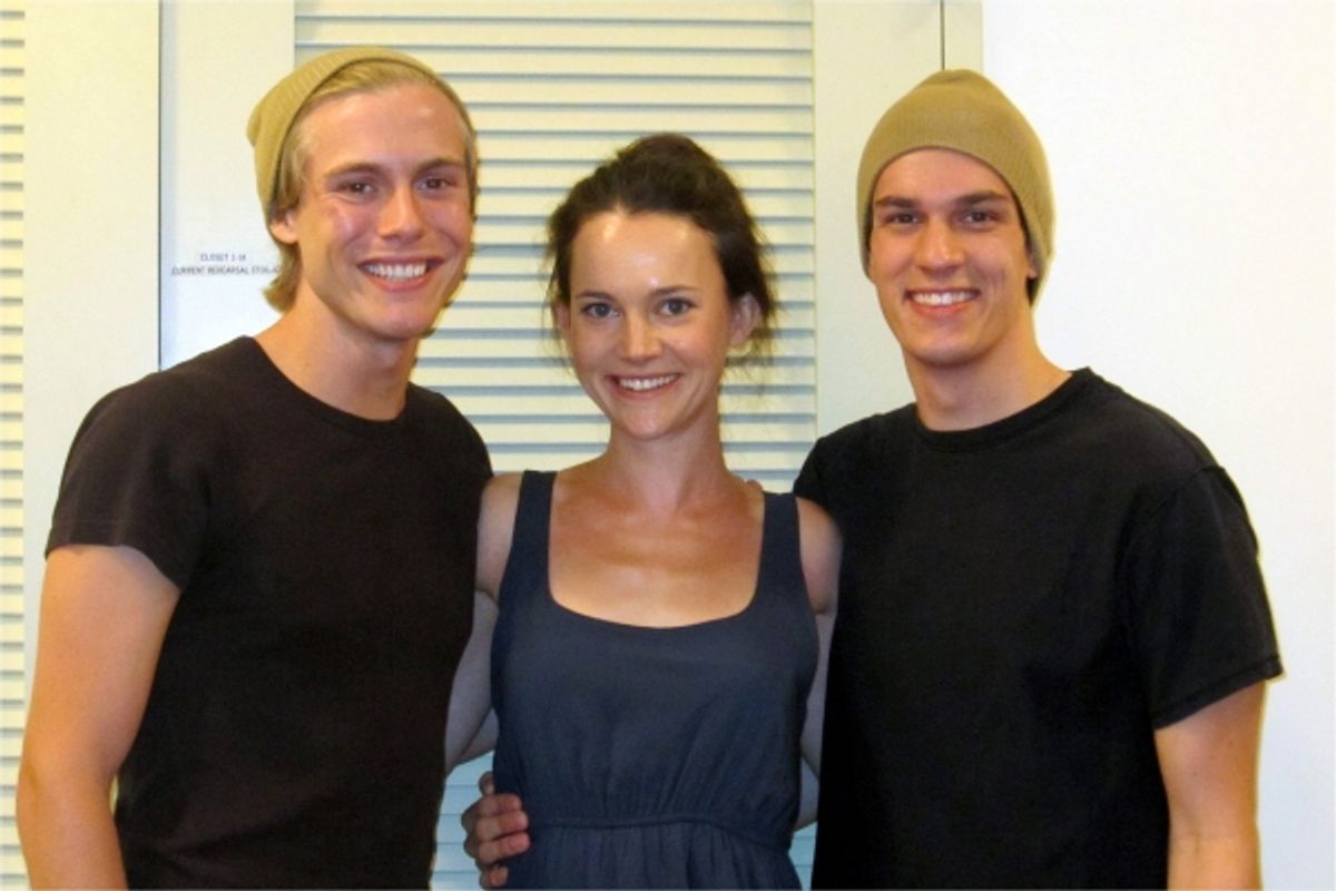 Zachary Booth, Natalia Payne, Preston Sadleir at 