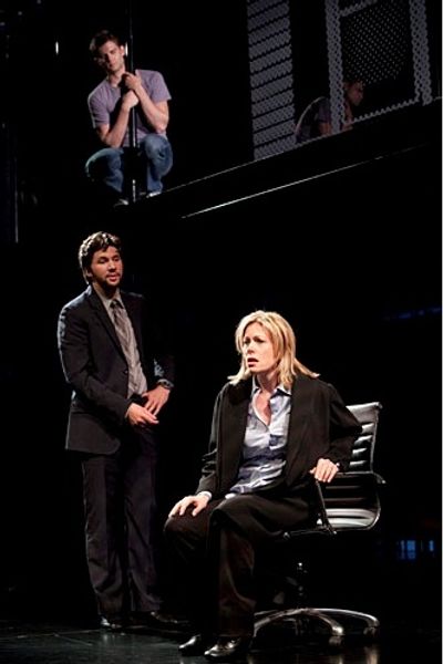 Kyle Dean Massey, Louis Hobson and Marin Mazzie Photo