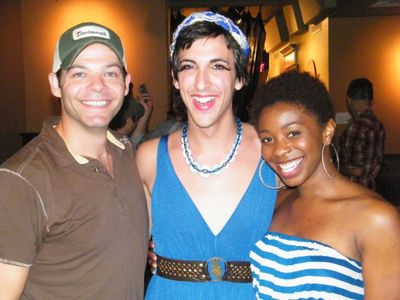 Bobby Cronin, Marti Gould Cummings and LaQuet Sharnell Photo