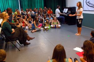 Katie Finneran works with a student of Broadway Artists Alliance @ BroadwayWorld Katie Finneran works with a student of Broadway Artists Alliance Photo