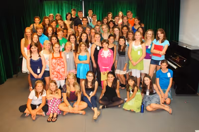 Katie Finneran and the students of Broadway Artists Alliance Photo