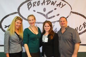 Jennifer Johns (Program Director), Katie Finneran, Michelle Lehrman (Admissions Director), Ross Stoner (Associate Director) @ BroadwayWorld Jennifer Johns (Program Director), Katie Finneran, Michelle Lehrman (Admissions Direc Photo