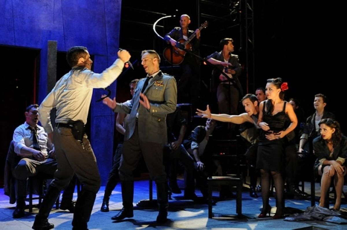 Jeremy Browne (Montano), Dan Roach (Cassio), Andrew Kluger (Ensemble), James Waterston (Iago), Michael Underhill (Emsemble), Brandon Drea (Ensemble), Philippe Bowgen (Ensemble), McCaela Donovan (Bianca), Carly Kastel (Ensemble U/S), Greg Coughlin (Ensembl at 