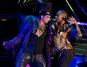 Adam Lambert and dancer @ BroadwayWorld Adam Lambert and dancer Photo