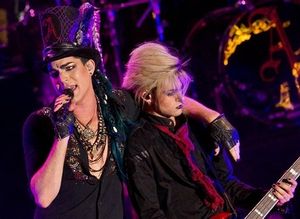 Adam Lambert and guitarist Photo