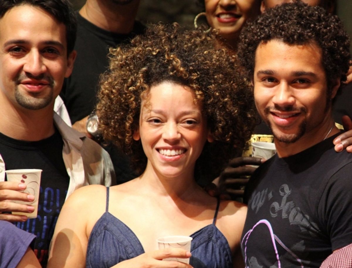 Lin-Manuel Miranda, Marcy Harriell and Corbin Bleu at 