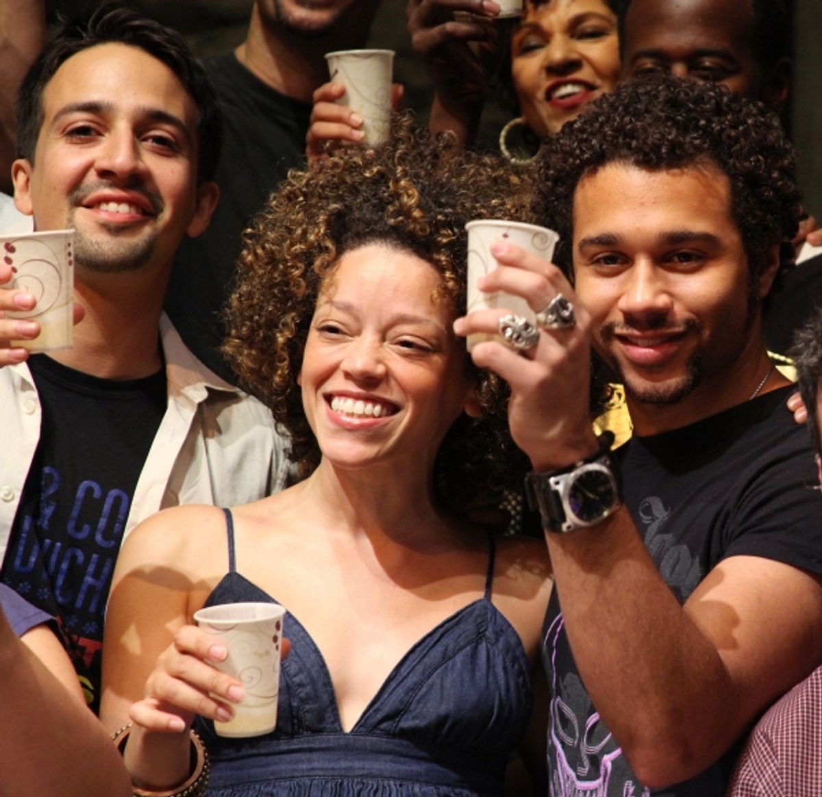 Lin-Manuel Miranda, Marcy Harriell and Corbin Bleu at 