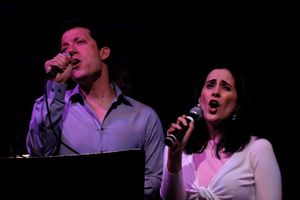 John Tartaglia and Stephanie D'Abruzzo Photo