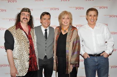 Doug Katsaros, William Schermerhorn, Joanna Simon and Joel Rosenman Photo