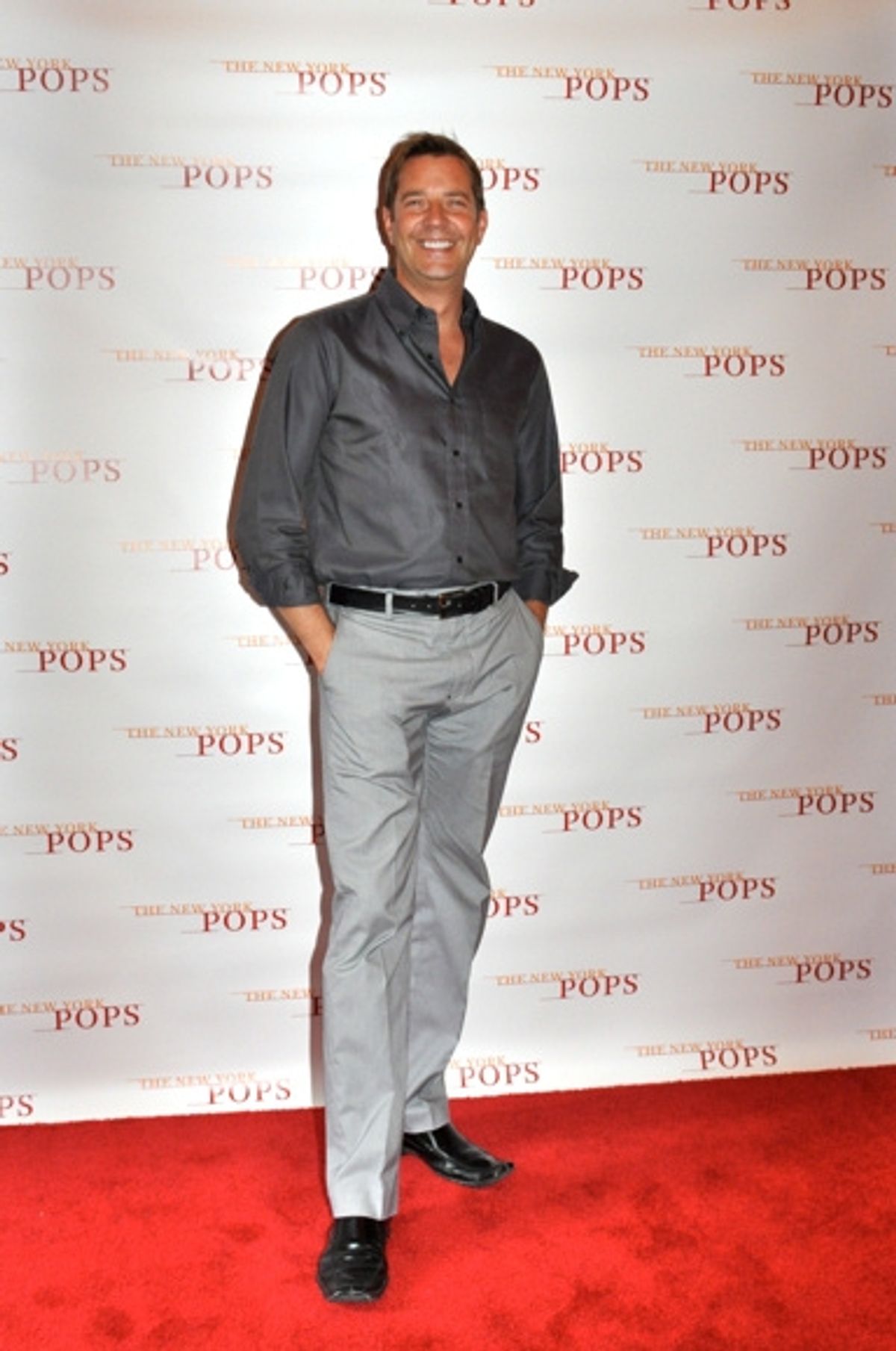 Steven Reineke (host of tonights show and NY Pops Conductor) at 