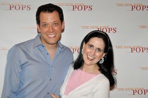 John Tartaglia and Stephanie D'Abruzzo Photo