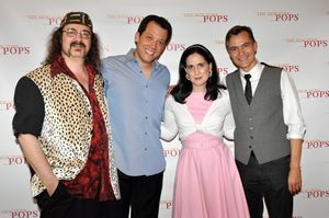Doug Katsaros, John Tartaglia, Stephanie D'Abruzzo and William Schermerhorn Photo