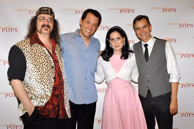 Doug Katsaros, John Tartaglia, Stephanie D'Abruzzo and William Schermerhorn Photo