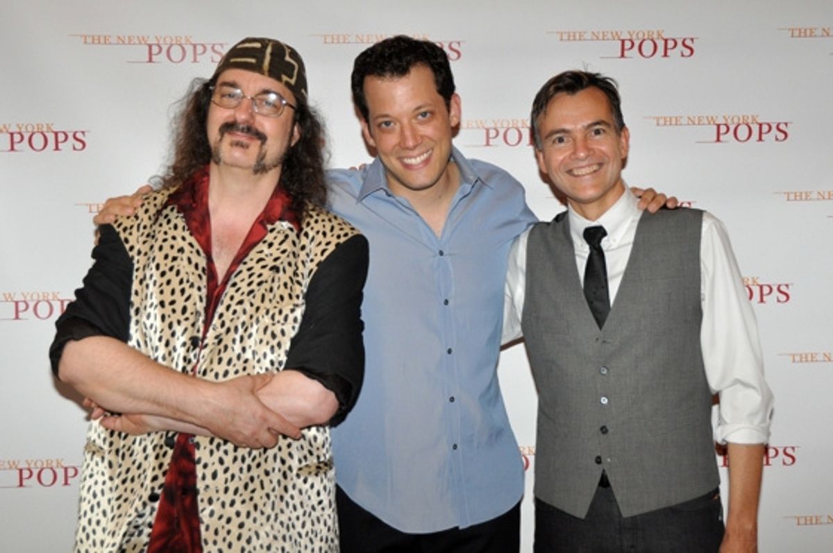 Doug Katsaros, John Tartaglia, and William Schermerhorn at 