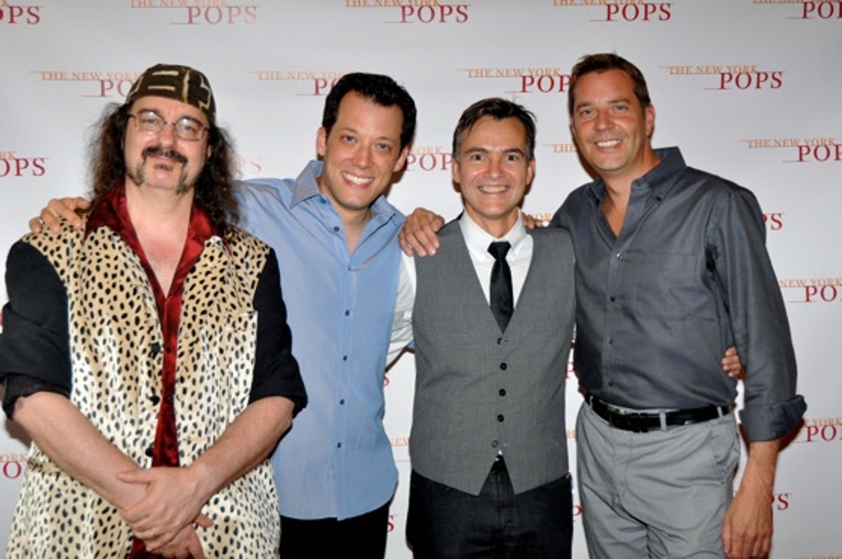 Doug Katsaros, John Tartaglia, William Schermerhorn and Steven Reineke at 