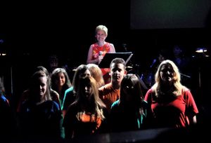Liz Callaway and the Camp Broadway Kids Photo