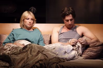 Ari Graynor and Zach Braff Photo