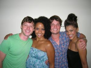 Bobby Steggert, Stephanie Umoh, Austin Lesch, and Sasha Sloan Photo