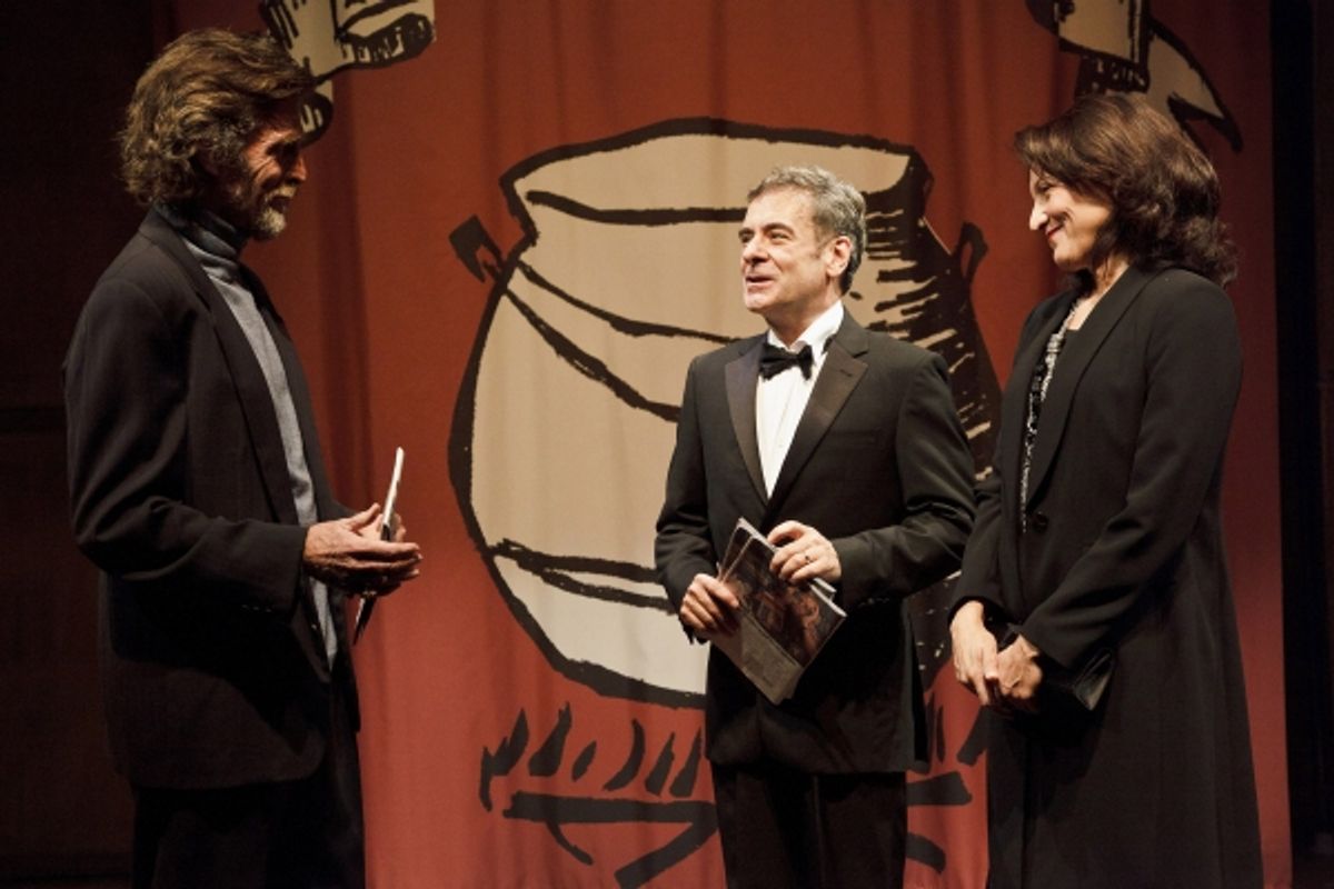 John Glover (L), Mark Nelson and Amy Aquino at 