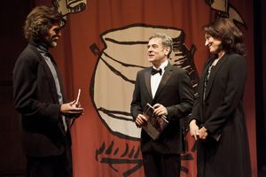 John Glover (L), Mark Nelson and Amy Aquino @ BroadwayWorld John Glover (L), Mark Nelson and Amy Aquino Photo