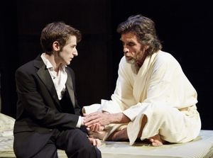 Noah Robbins (L) and John Glover @ BroadwayWorld Noah Robbins (L) and John Glover Photo