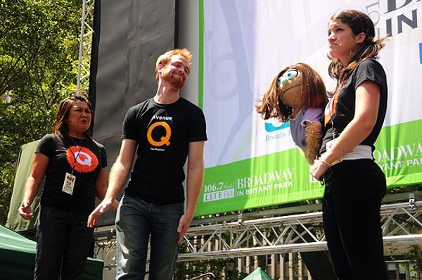 Hazel Ann Raymundo, Rob Morrison & Sarah Stiles (Avenue Q) Photo